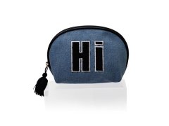 Denim Cosmetic Bag
