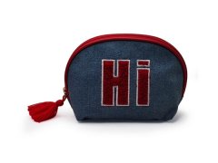 Denim Cosmetic Bag