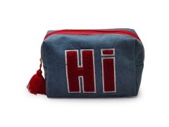 Denim Cosmetic Bag