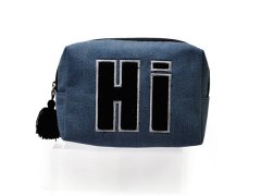 Denim Cosmetic Bag