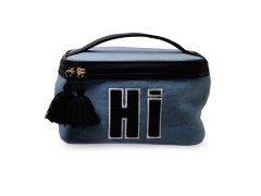 Denim Cosmetic Bag