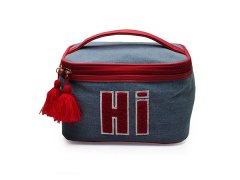 Denim Cosmetic Bag